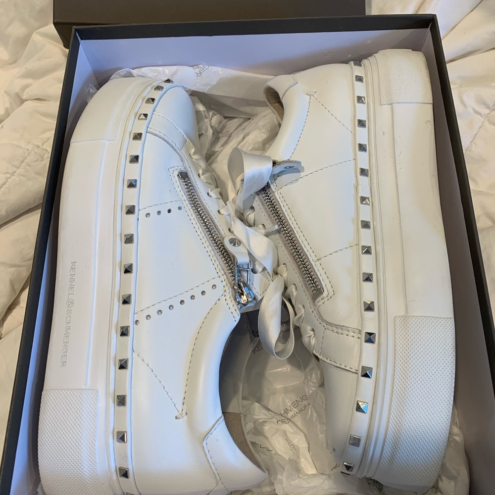 KENNEL & SCHMENGER Nano white leather sneaker